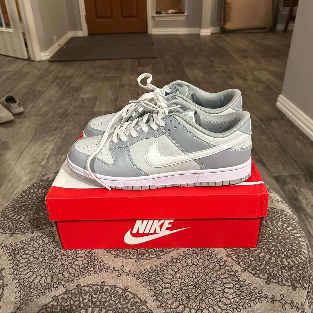 Authentic Two Tone Grey Dunks Size 11 (With GOAT Receipt & Box)